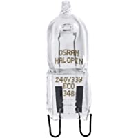 Los mejores  - Osram 66733 Halopin- Halógenas G9 de 33 W-230 V- Transparente- Set de 5